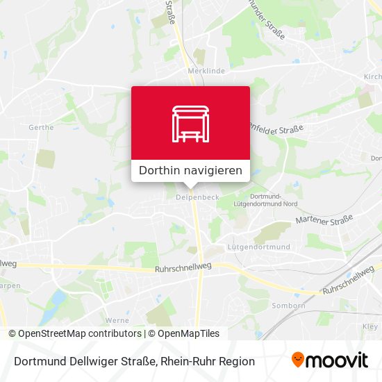 Dortmund Dellwiger Straße Karte