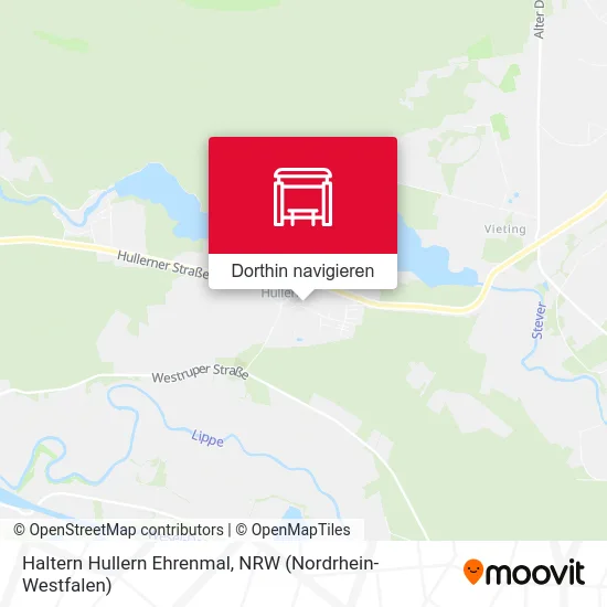 Haltern Hullern Ehrenmal Karte