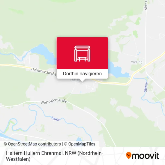 Haltern Hullern Ehrenmal Karte