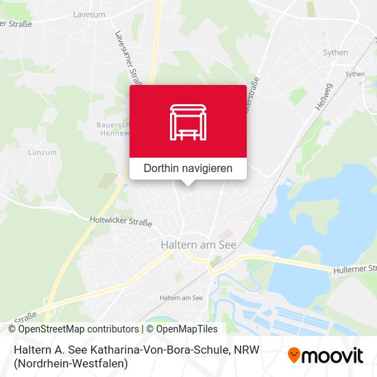 Haltern A. See Katharina-Von-Bora-Schule Karte