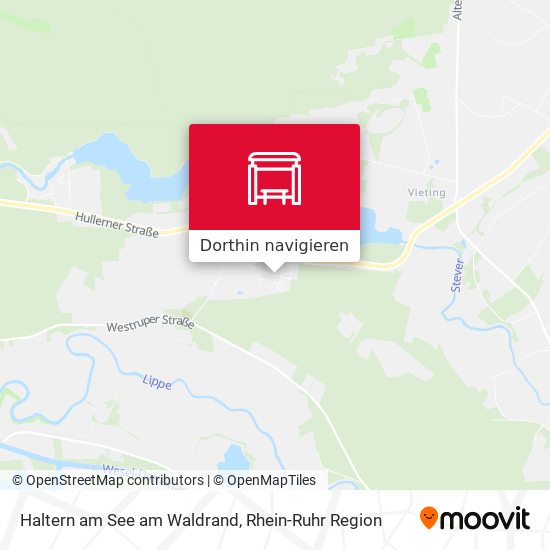 Haltern am See am Waldrand Karte
