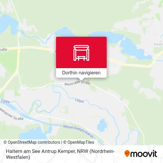 Haltern am See Antrup Kemper Karte