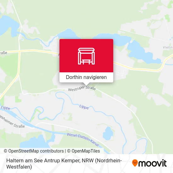 Haltern am See Antrup Kemper Karte