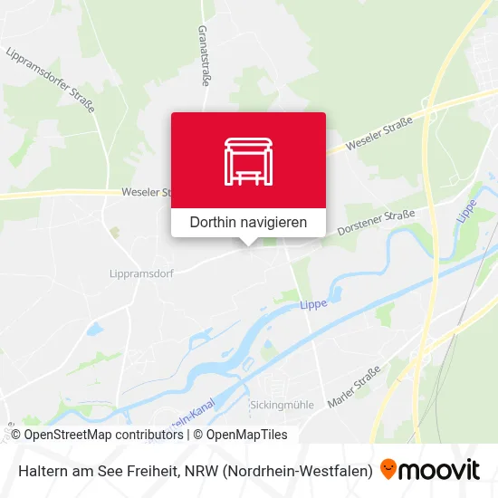 Haltern am See Freiheit Karte