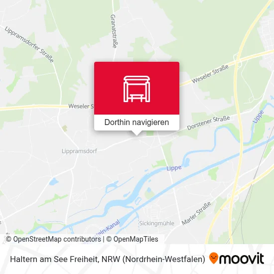 Haltern am See Freiheit Karte