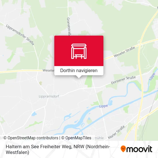 Haltern am See Freiheiter Weg Karte