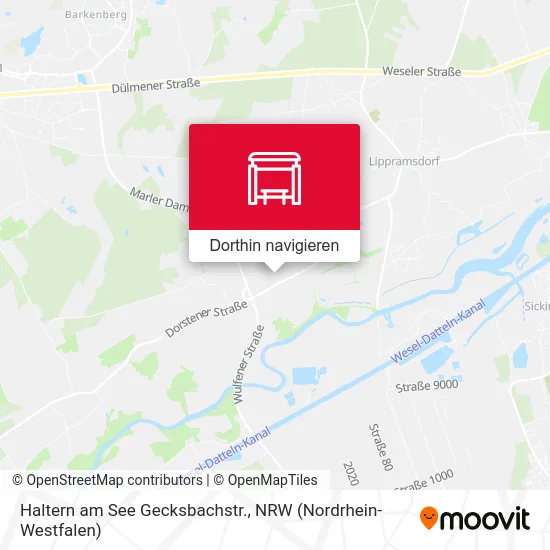 Haltern am See Gecksbachstr. Karte