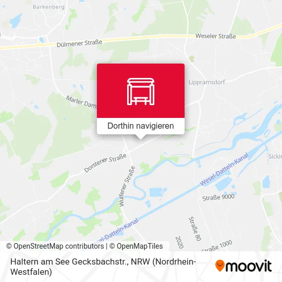 Haltern am See Gecksbachstr. Karte