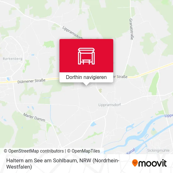Haltern am See am Sohlbaum Karte