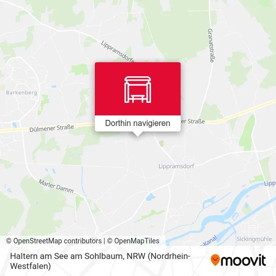 Haltern am See am Sohlbaum Karte