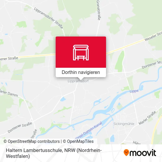 Haltern Lambertusschule Karte