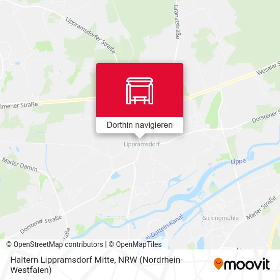 Haltern Lippramsdorf Mitte Karte