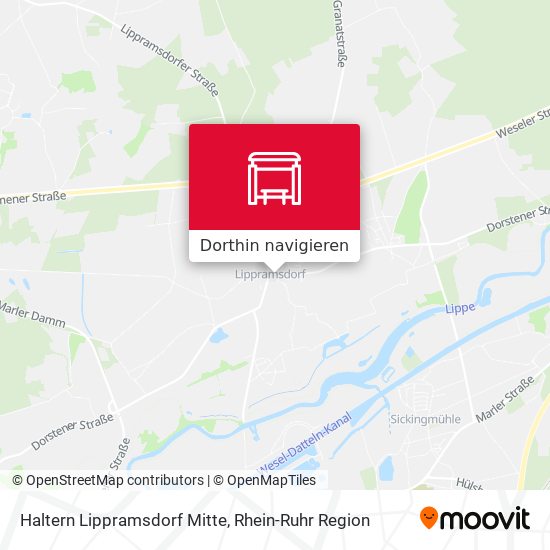 Haltern Lippramsdorf Mitte Karte