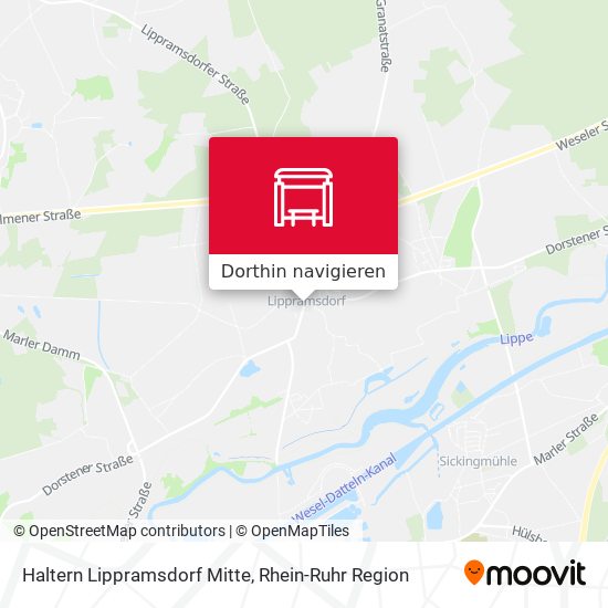 Haltern Lippramsdorf Mitte Karte