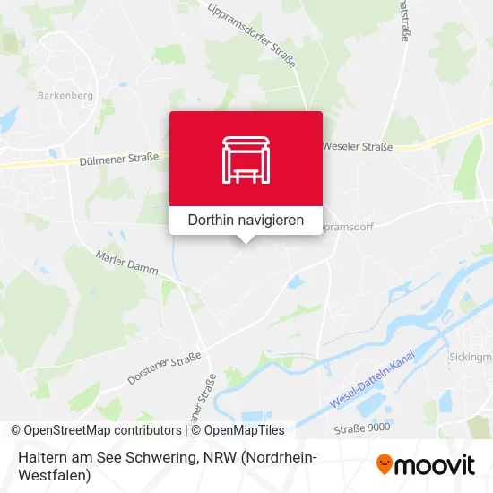 Haltern am See Schwering Karte