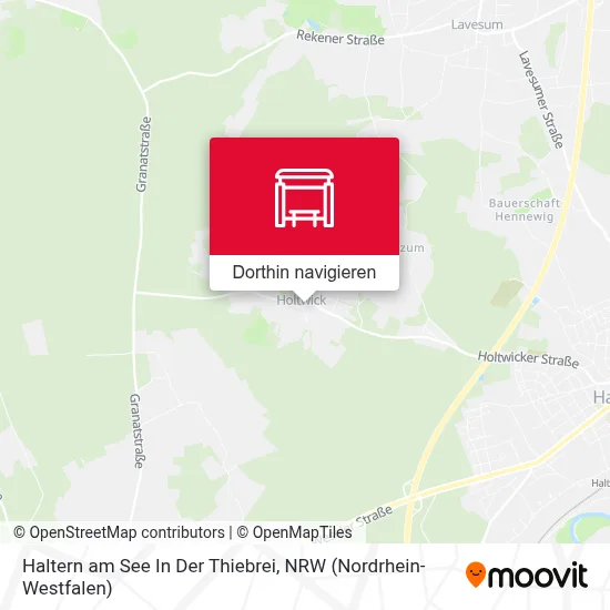 Haltern am See In Der Thiebrei Karte