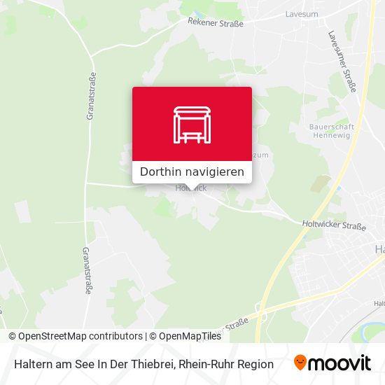 Haltern am See In Der Thiebrei Karte