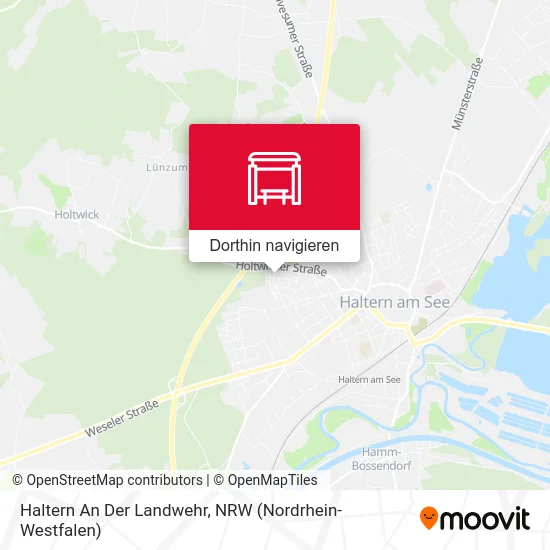 Haltern  An Der Landwehr Karte