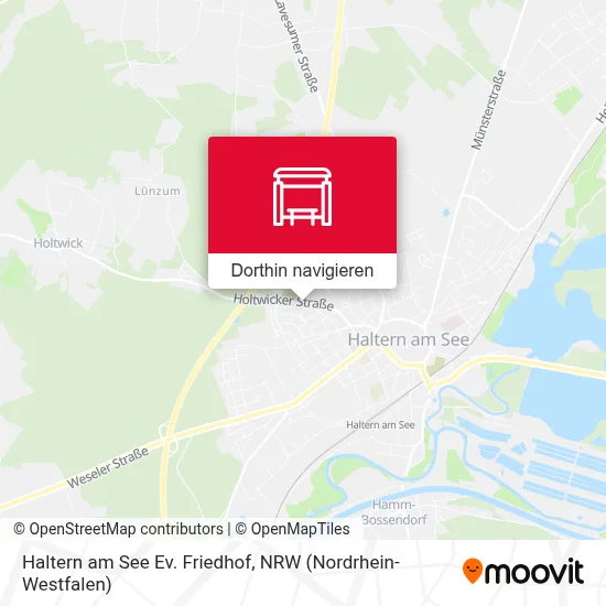 Haltern am See Ev. Friedhof Karte