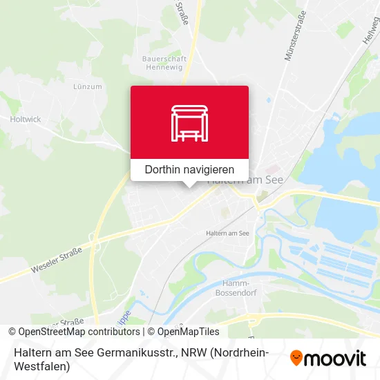 Haltern am See Germanikusstr. Karte