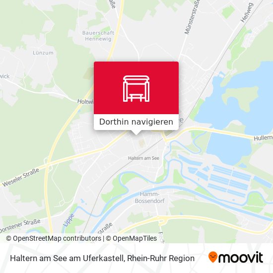 Haltern am See am Uferkastell Karte