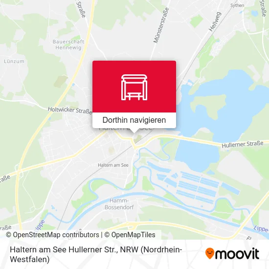 Haltern am See Hullerner Str. Karte