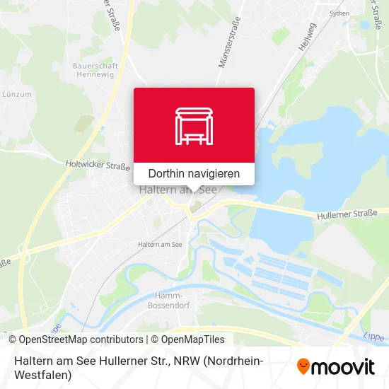 Haltern am See Hullerner Str. Karte