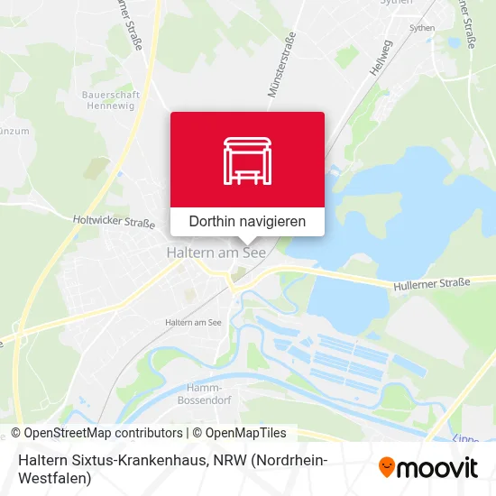 Haltern Sixtus-Krankenhaus Karte