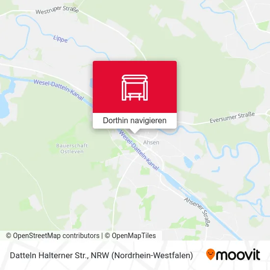 Datteln Halterner Str. Karte