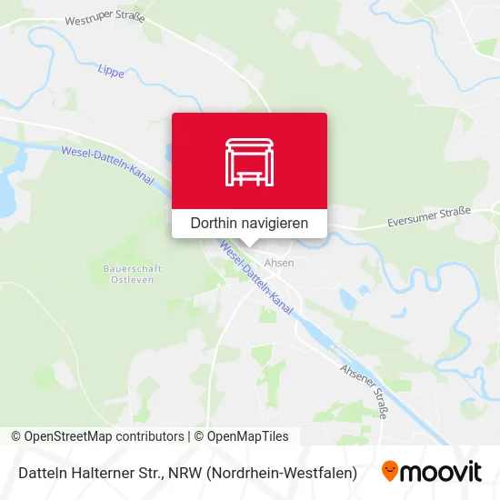 Datteln Halterner Str. Karte