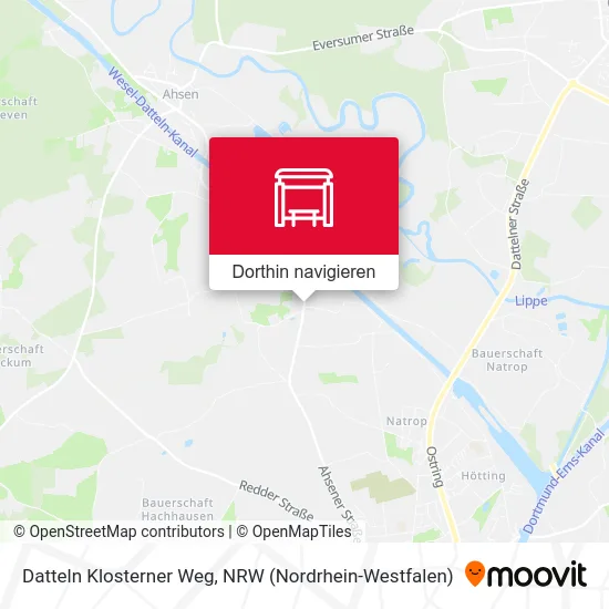 Datteln Klosterner Weg Karte