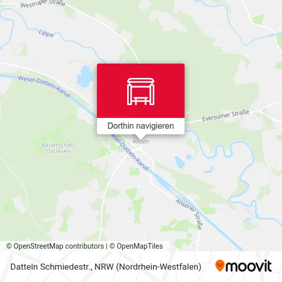 Datteln Schmiedestr. Karte
