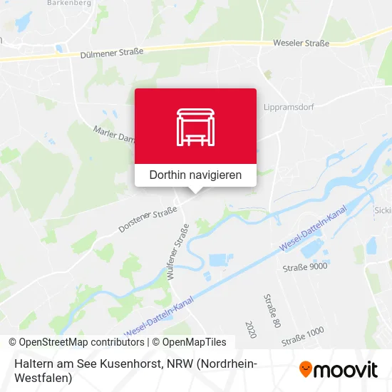 Haltern am See Kusenhorst Karte