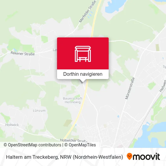 Haltern am Treckeberg Karte