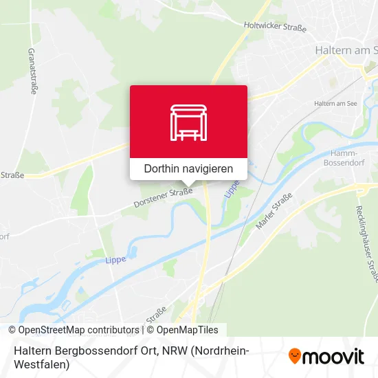Haltern Bergbossendorf Ort Karte