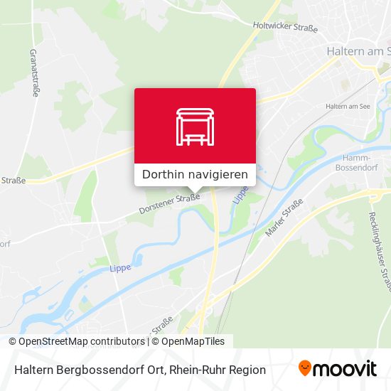 Haltern Bergbossendorf Ort Karte