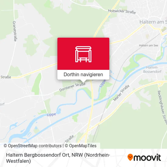 Haltern Bergbossendorf Ort Karte