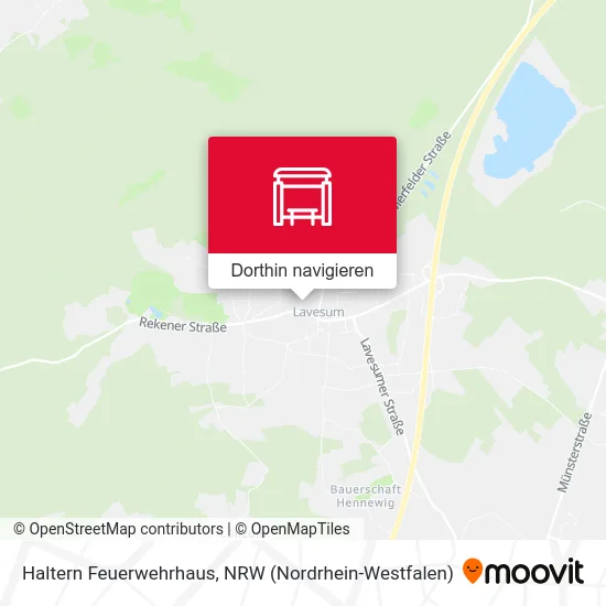 Haltern Feuerwehrhaus Karte