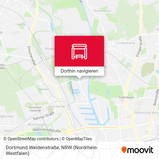 Dortmund Weidenstraße Karte