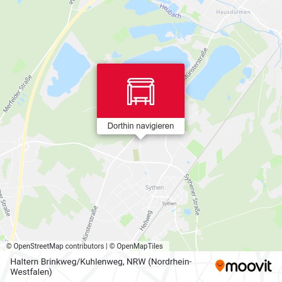 Haltern Brinkweg/Kuhlenweg Karte