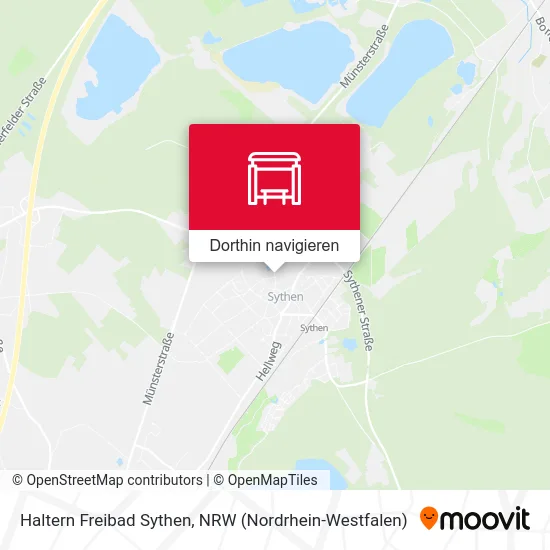 Haltern Freibad Sythen Karte