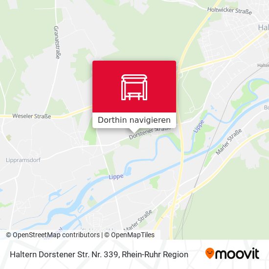 Haltern Dorstener Str. Nr. 339 Karte