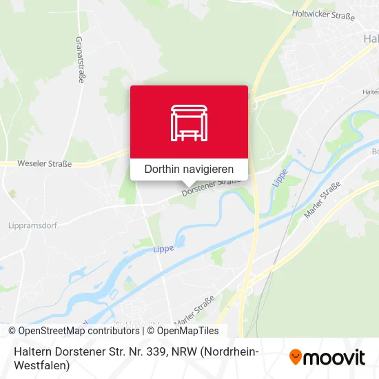 Haltern Dorstener Str. Nr. 339 Karte