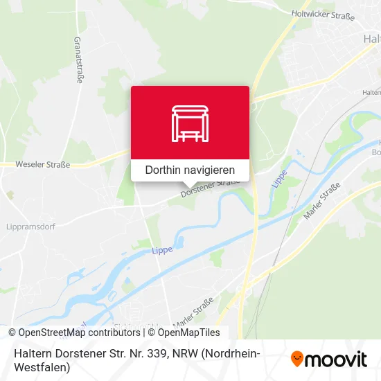 Haltern Dorstener Str. Nr. 339 Karte