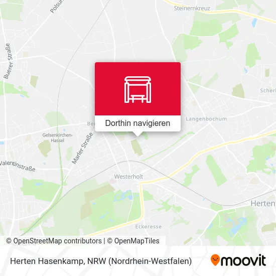 Herten Hasenkamp Karte