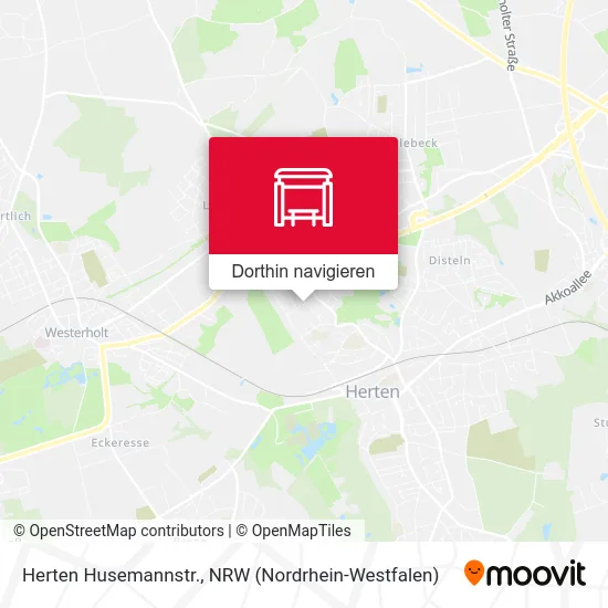 Herten Husemannstr. Karte