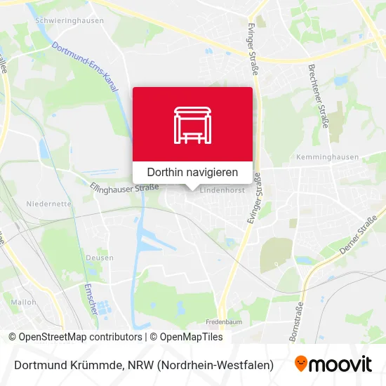 Dortmund Krümmde Karte