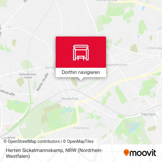 Herten Sickelmannskamp Karte
