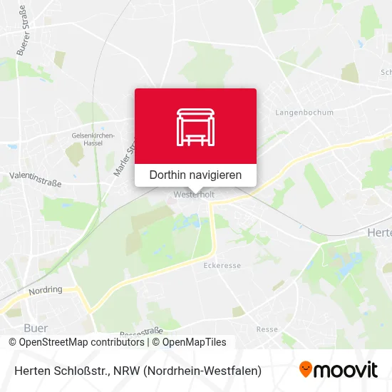 Herten Schloßstr. Karte