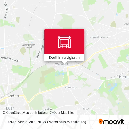 Herten Schloßstr. Karte